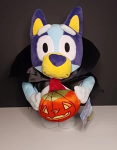 Bluey Greeter 18 Zoll Halloween Vampir Kürbis Deko Herbst Herbst Plüsch Disney - Bild 1 von 10