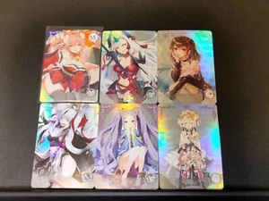 Ran Mitake 6 Card Goddess Story Trading Card TCG Waifu Anime - Picture 1 of 1
