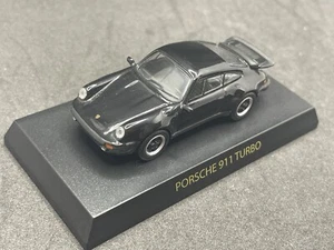 Kyosho 1/64 Porsche collection 911 Turbo 930 black diecast model car 3E3 - Picture 1 of 5