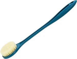 14.7" Long Handle Bath Brush Soft Bristle Back Body Skin Shower Washing Scrubber - Picture 1 of 9