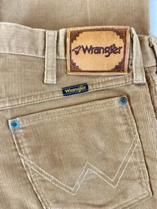 Wrangler Corduroy Pants Made in USA 100% Cotton Western Men’s Size 34x27.5 - Picture 1 of 12