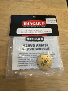 Hangar 9 Multi Pt 28mm Servo Wheel for JR/Airtronics HAN3520 2mm Threaded Holes - Picture 1 of 2