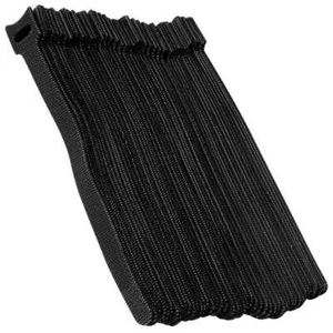 Lot de 50 Serres Câbles Autoagrippantes Réglables Réutilisables Nylon Noir - Photo 1/6