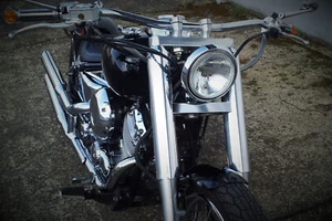 BATRIDE Gabelcover Kawasaki VN 1500 / VN 800 Alu glanz poliert - Picture 1 of 4
