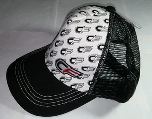 Cage Fighter Weiß Hintergrund Cf mma Schwarz Netz Verstellbar Baseballmütze Cap - Picture 1 of 2