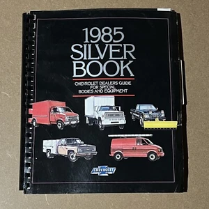 1985 Chevrolet Truck Silver Book Special Equipment Dealer Album GM Advertisement - Picture 1 of 9