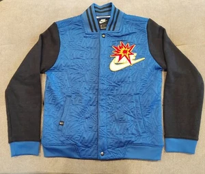 Nike Big Kids (Boys) Medium DNA Bomber Jacket In Game Royal & Black - Picture 1 of 7