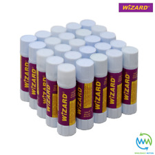 WIZARD 10g Glue STICKS Washable NON-TOXIC Office SCHOOL Home Pack STICK White UK