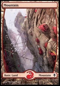 *MRM* FR/ENG Mountain - Mountain Textless Version 8 MTG Zendikar - Bild 1 von 1