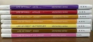 Lot of 7 Life of Fred Elementary Series Books Homeschool Curriculum H/c : VG - Bild 1 von 12