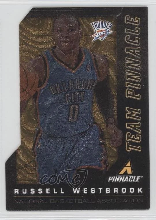 2013-14 Panini Pinnacle Team Die-Cut /99 Russell Westbrook Tony Parker #2 HOF - Image 1 of 2