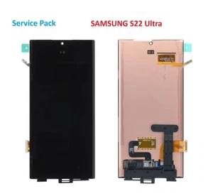 Original Display Für Samsung S22 Ultra   SM-S9089B OLED Touchscreen ohne Rahmen - Bild 1 von 8