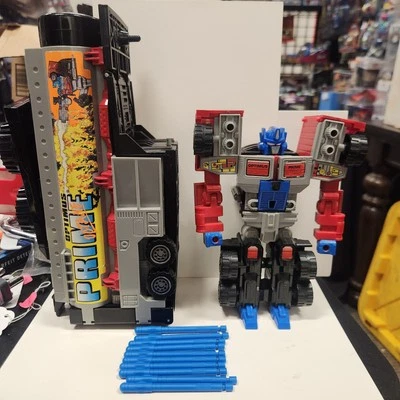 1994 Hasbro Transformers G2 Laser Optimus Prime Incomplete Sold Ad Is - Image 1 of 4