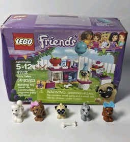 LEGO Friends #41112 Party Cakes Sealed Set + Assorted Dog Minifigures  Minifigs