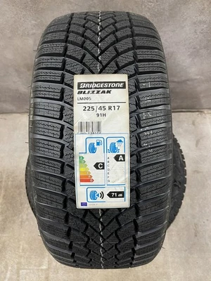 2 x 225/45 R17 91H WINTERREIFEN - Bridgestone Blizzak LM005 - Bild 1 von 4