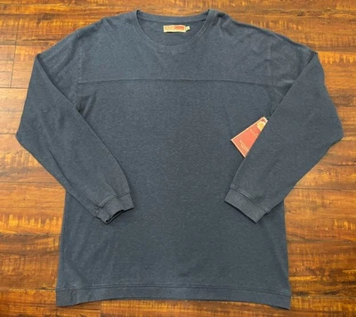 Dash Hemp Santa Cruz Mens Size Medium Blue Hemp Blend Long Sleeve Thermal - Image 1 of 4