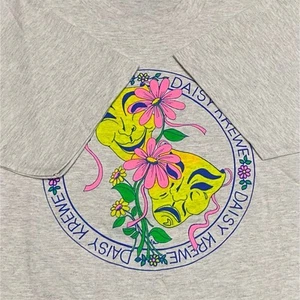 Vintage 90s Daisy Krewe Graphic T-Shirt Unisex L Multicolor Retro 90s Style - Picture 1 of 5