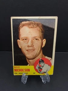 1963 Topps - Dave Nicholson #234 Chicago White Sox - Foto 1 di 2