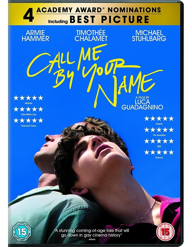 Call Me By Your Name [DVD] [2017] Foto 1 de 1