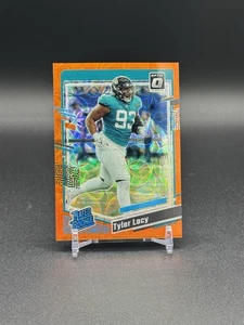 2023 Donruss Optic Football Orange Scope Prizm 253 Tyler Lacy /79 Rated Rookie - Picture 1 of 2