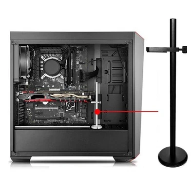 GPU Support Bracket Slide Adjust Base Brackets for PC Case Cooling - Image 1 of 4