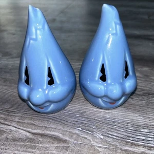 Handy Flame Salt Pepper Shakers Anthropomorphic Natural Gas Mid Century MCM Vntg - Picture 1 of 5