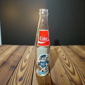 1982 Coca-Cola UNC Tar Heels Championship Glass Bottle 10 Fl Oz Collectible Vint - Picture 1 of 7