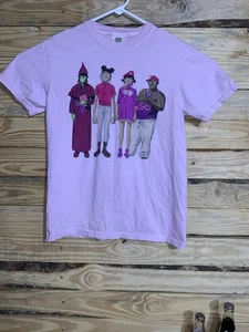Gorillaz North America Tour 2022 Pink Band Tee Small Comfort Colors Unisex - Picture 1 of 17