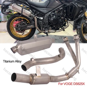 Full Titanium Exhaust Muffler Header Mid Pipe For VOGE DS625X DSX625 DS 625 X - Picture 1 of 5