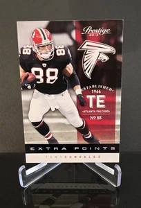 #'ed 10/10 π₯ TONY GONZALEZ SSP 2012 Panini Prestige Extra Points Black No. 10 - Picture 1 of 2