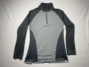 C9 Champion Women’s Gray Black Long Sleeve Athletic Fitted Pullover Top Size S/P - Picture 1 of 5