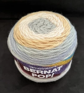 Bernat Pop Garn FOGGY IDECTION #84012 blau grau beige hellbraun, 5 Unzen - Bild 1 von 6