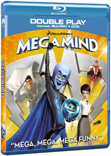 Megamind Blu-ray (2011) Tom McGrath cert PG 2 discs Expertly Refurbished Product - Image 1 of 2