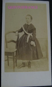 PCV558 - photo CDV ECOLIERE - 2nd Empire - par Gabriel Blaise à Tours - Bild 1 von 2