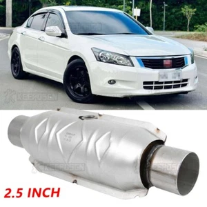 2.5" Catalytic Converter EPA Approved Weld-On Stainless For Honda Accord 13-17 - Picture 1 of 9