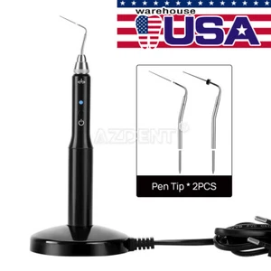 Penna riscaldata sistema di otturazione endodontica dentale Gutta Perca + 2 punte nero USA - Foto 1 di 18