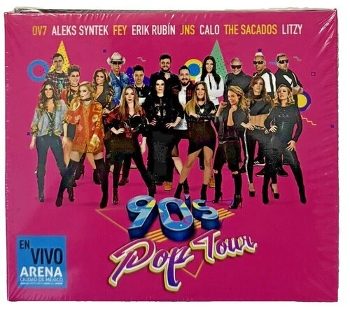 OV7,ALEKS SYNTEK,FEY,ERIK RUBIN,JNSCALO,THE SACADOS,LITZY 90S POP TOUR 2CD+DVD — 第 1/1 张图片