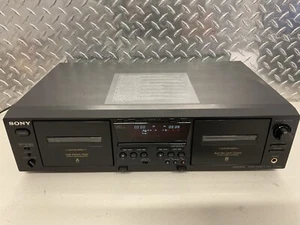 Sony TC-WE475 Cassette Deck Stereo Double Tape Player Recorder Defekt - Bild 1 von 12