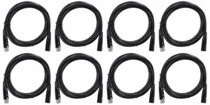 8 Rockville RDX5M10 10' 5-Pin Male-Female DMX Lighting Cables 100% Copper - Picture 1 of 2