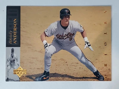 1994 Upper Deck #63 Brady Anderson ~ Baltimore Orioles - Image 1 of 2