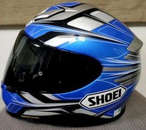 SHOEI Full Face Helmet Z-7 RUMPUS 2018 XL Size Motorcycle Japan Used - Picture 1 of 8