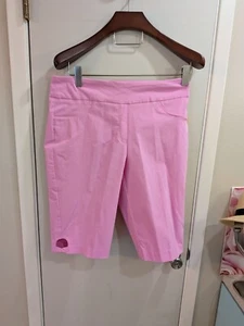 NWT Hearts of Palm Pink Sz. 14 Capris Ladies - Picture 1 of 7