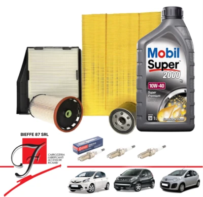 KIT TAGLIANDO TOYOTA AYGO 1.0 - PEUGEOT 107 - CITROEN C1 1.0 DAL 2005 AL 2014 - Immagine 1 di 4