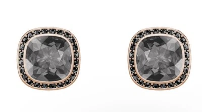 Pendientes Swarovski Lattitude enchapados en oro rosa gris en caja 5430357 Foto 1 de 3