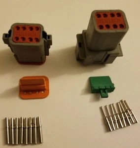 Deutsch DT Kit de conectores de 8 pines 16 18 20 calibre contactos sólidos - Imagen 1 de 6