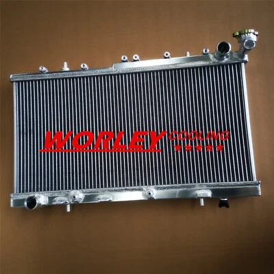 NJ-50mm 2Row Aluminum Radiator for Nissan 200SX SE SR20DE 2.0L L4 Engine 1995 - Image 1 of 4