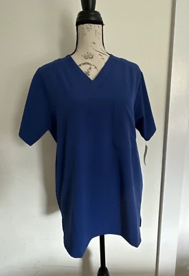 Top Exfoliante Jockey Fácil Cuidado Tri Mezcla Tela Bolsillo Frontal Elástico Talla S__* Foto 1 de 4