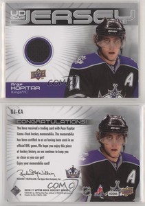 2010-11 Upper Deck UD Game Jersey Series 1 Anze Kopitar #GJ-KA