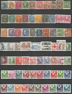 Sweden from 1886 year, nice Collection used stamps  