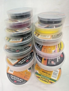 Electrical Tape 13 ROLLS Super 33+ Black +Pro Grade 35 Scotch Asst Colors - Picture 1 of 7
